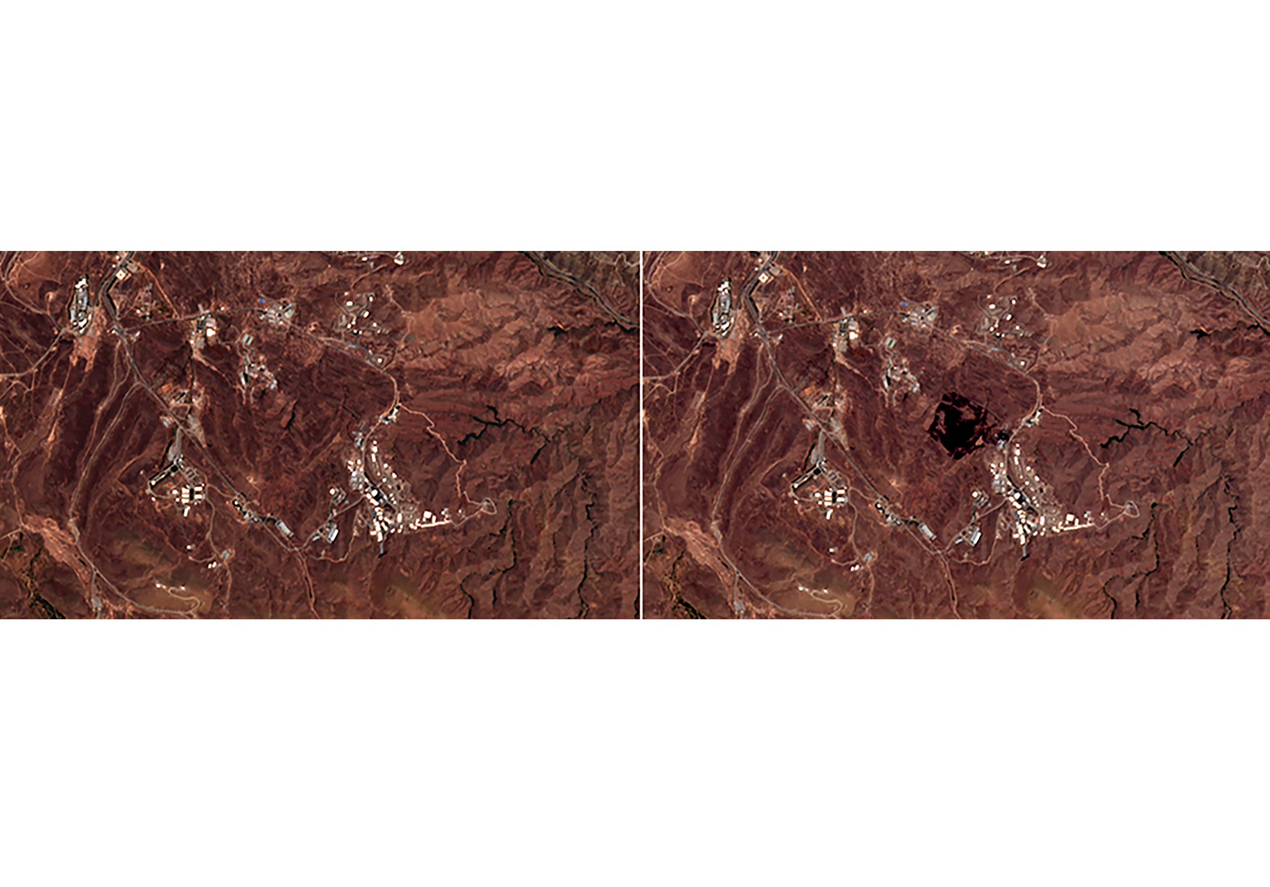 Satellite image: Iran blast was near suspected missile site