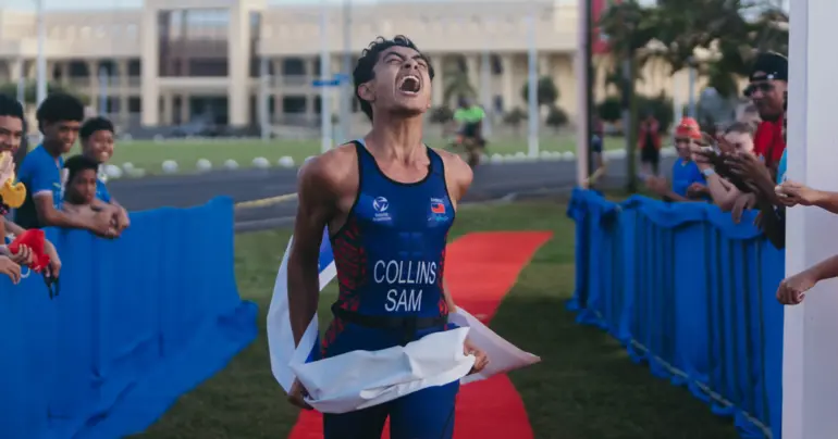 Triathletes claim gold and silver in Palau