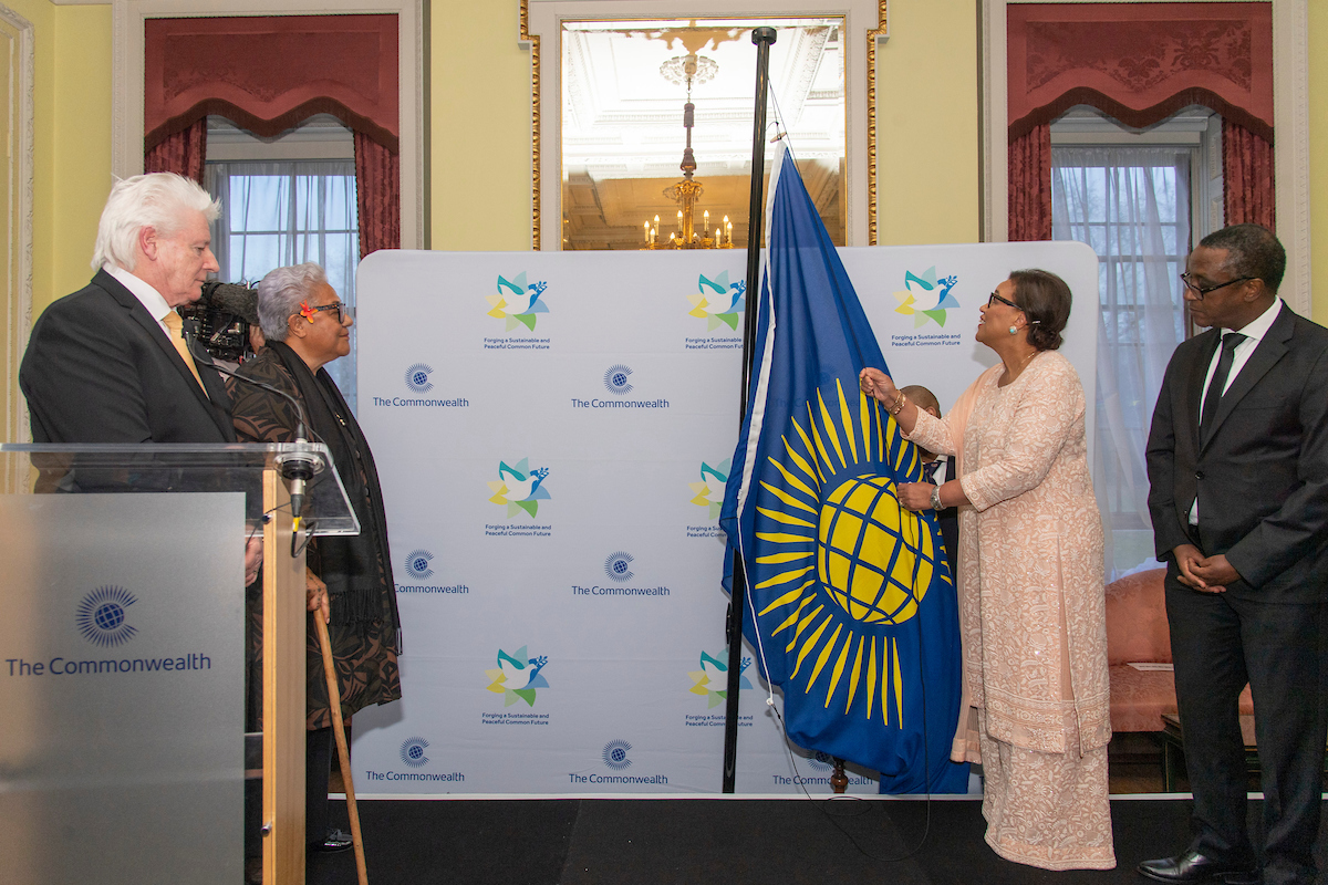 P.M. Fiamē joins Secretary General mark Commonwealth Day