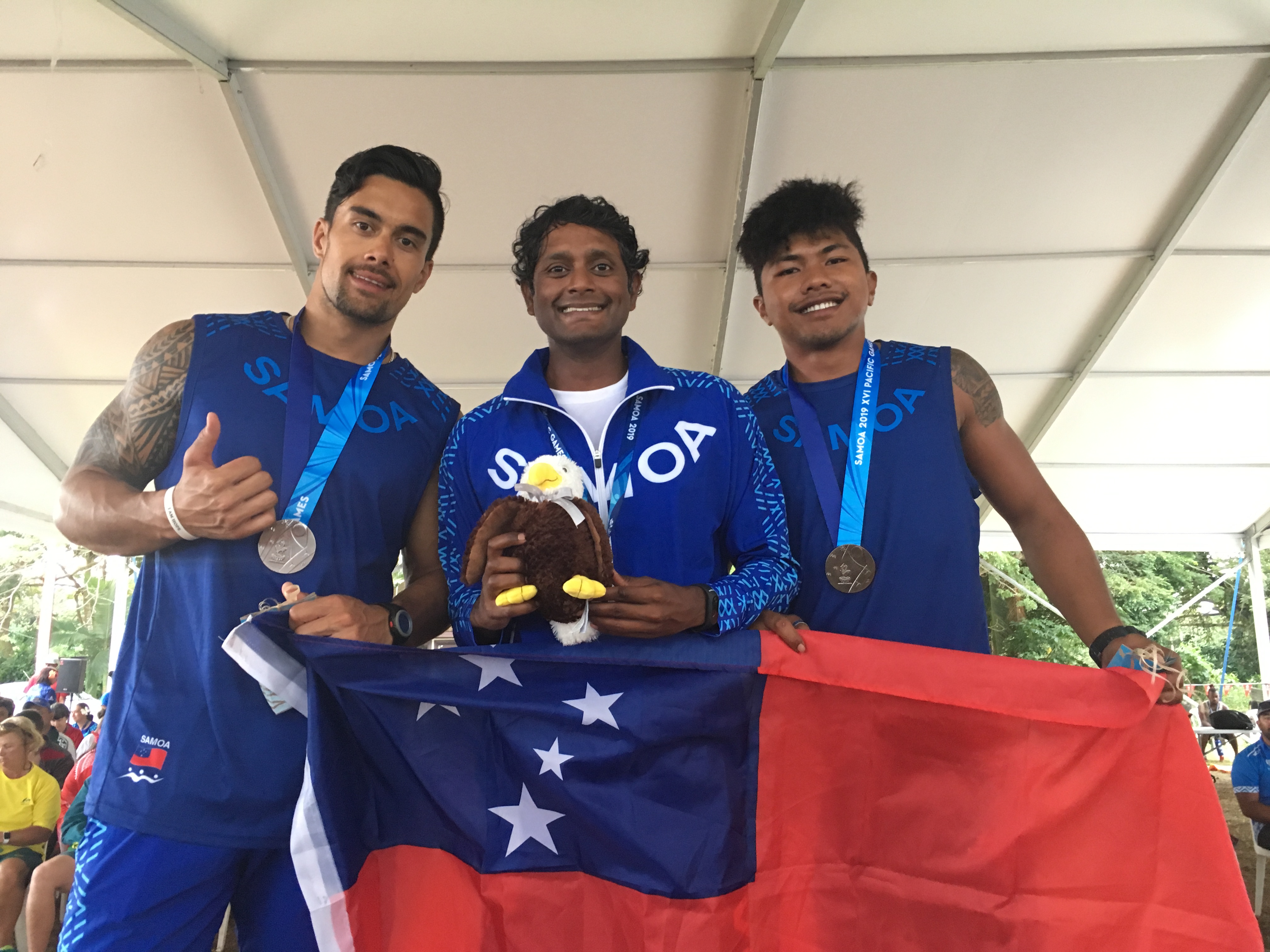 Silver for Team Samoa Laser Standard