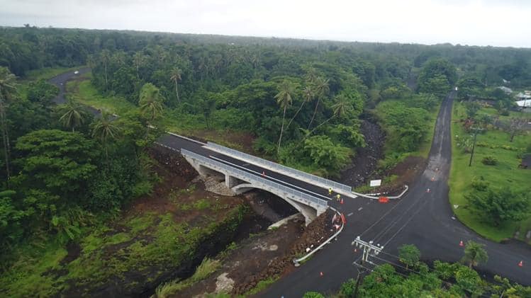 Mali'oli'o Bridge open for public use 