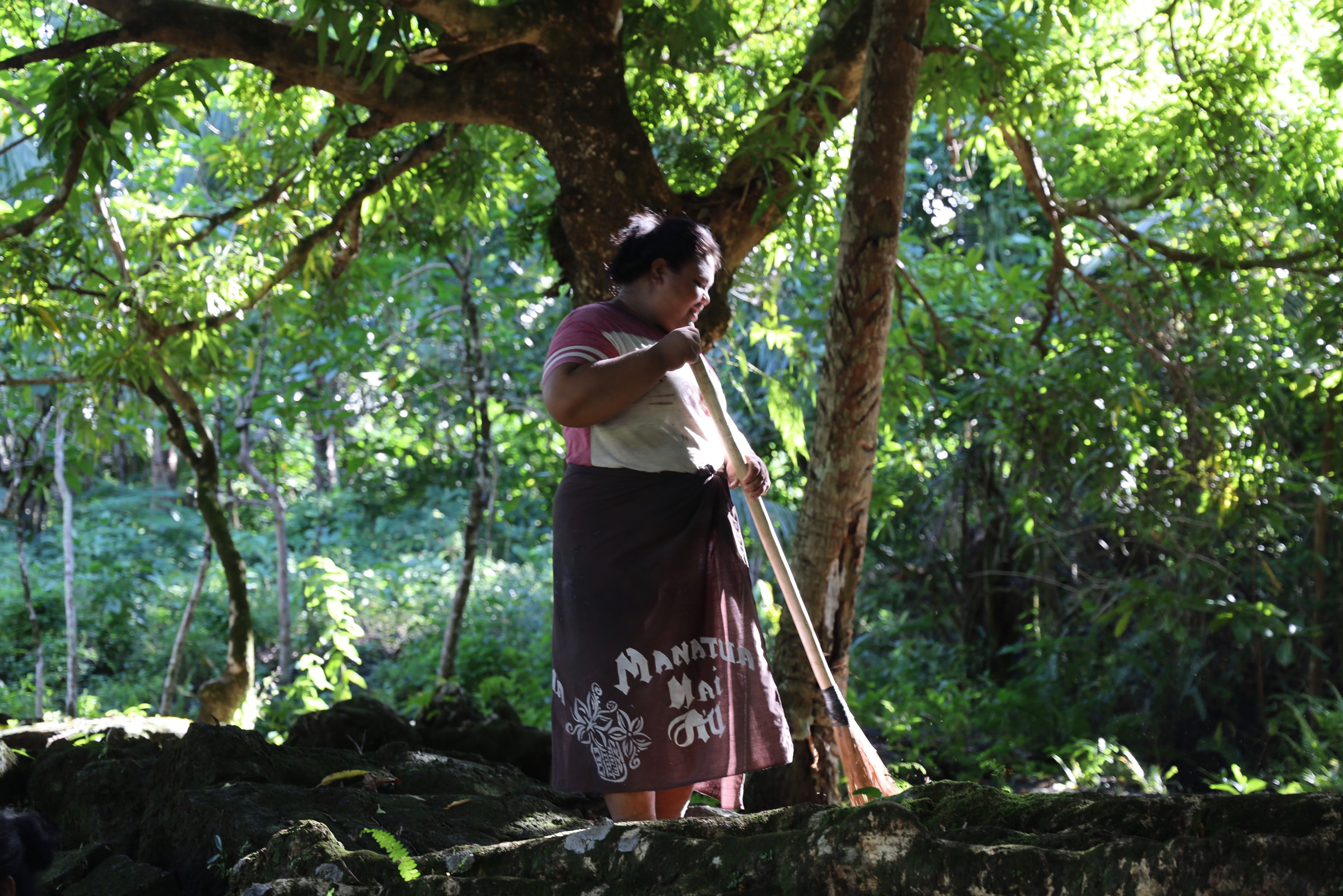 Women of Saleaula maintain lava fields, waiting for you to visit 